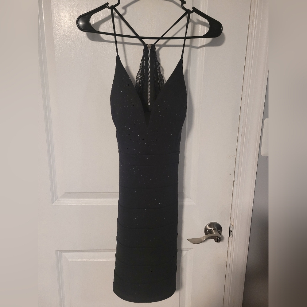 Glittery Black Dress
